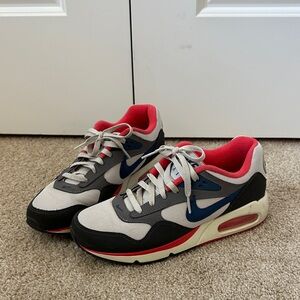 Nike Women’s Sneakers - Blue, Gray, and Red